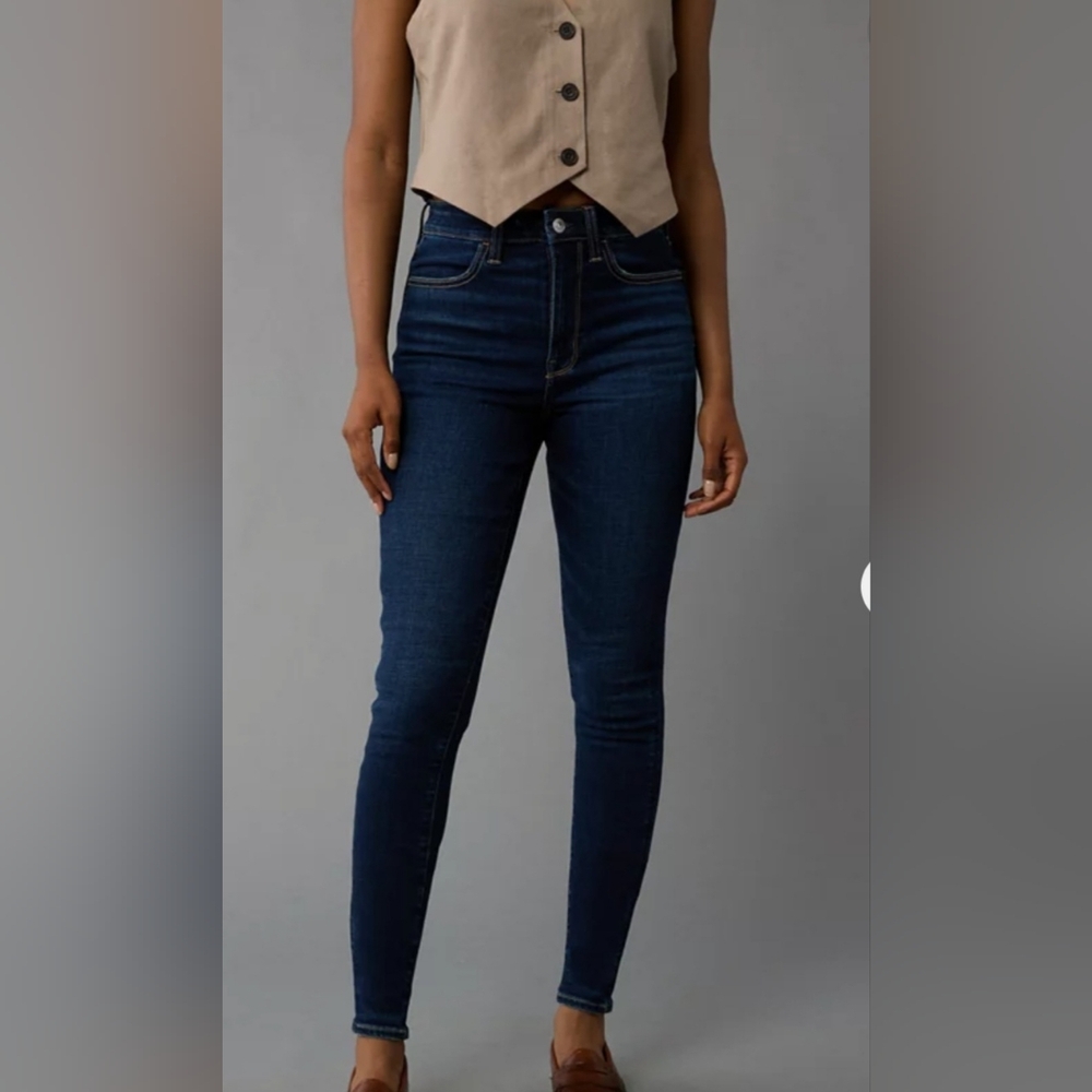 American Eagle Outfitters Indigo High Rise Jeans